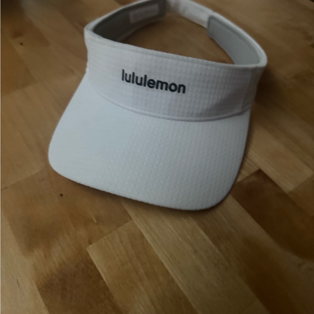 Lululemon White Visor Hat